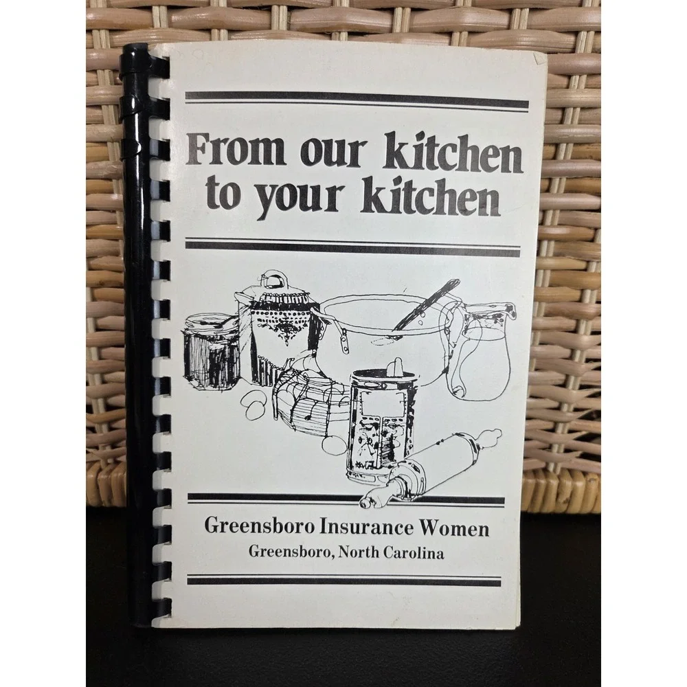 Greensboro Insurance‎ Women Cookbook Greensboro, North Carolina 1980s Spiral
